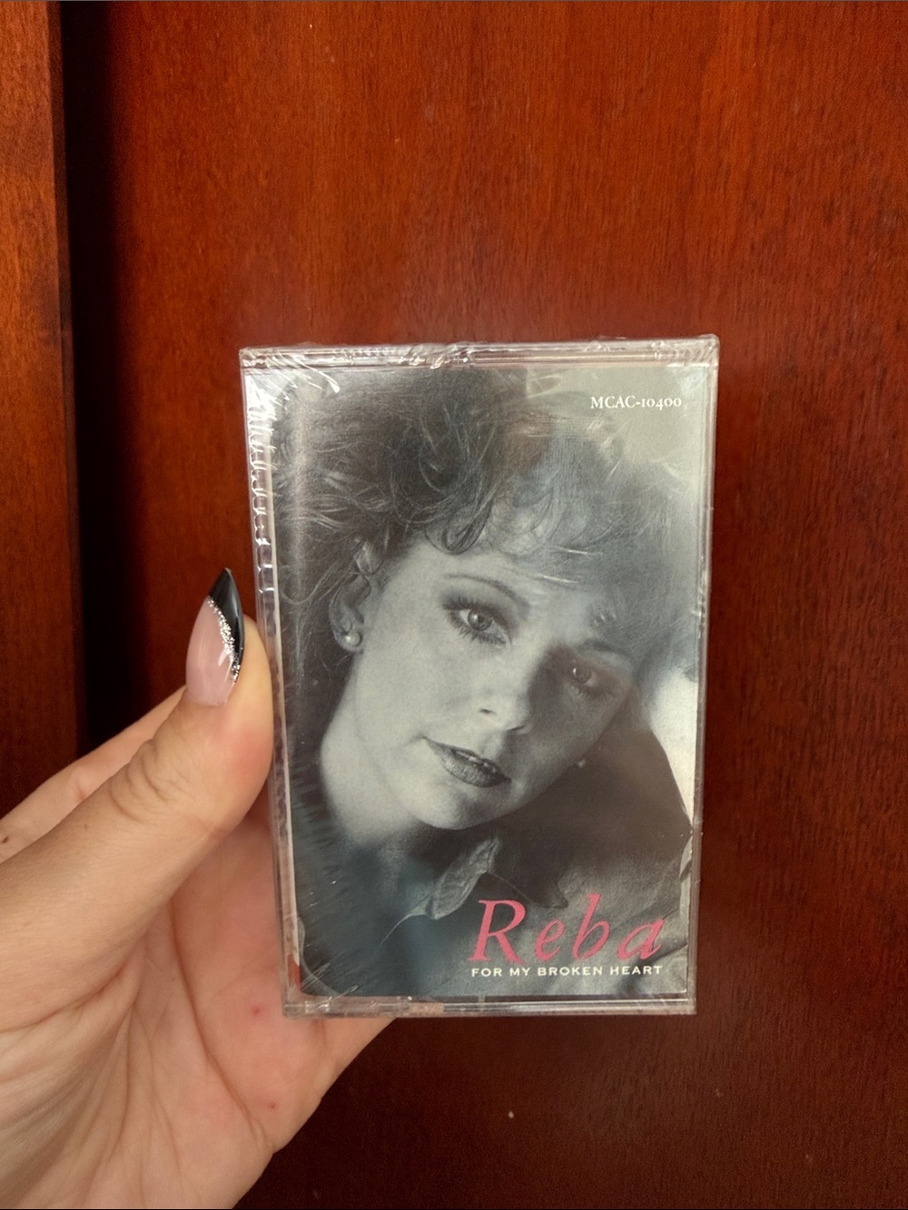 Reba - For My Broken Heart Cassette Tape (Black & Pink Cover)
